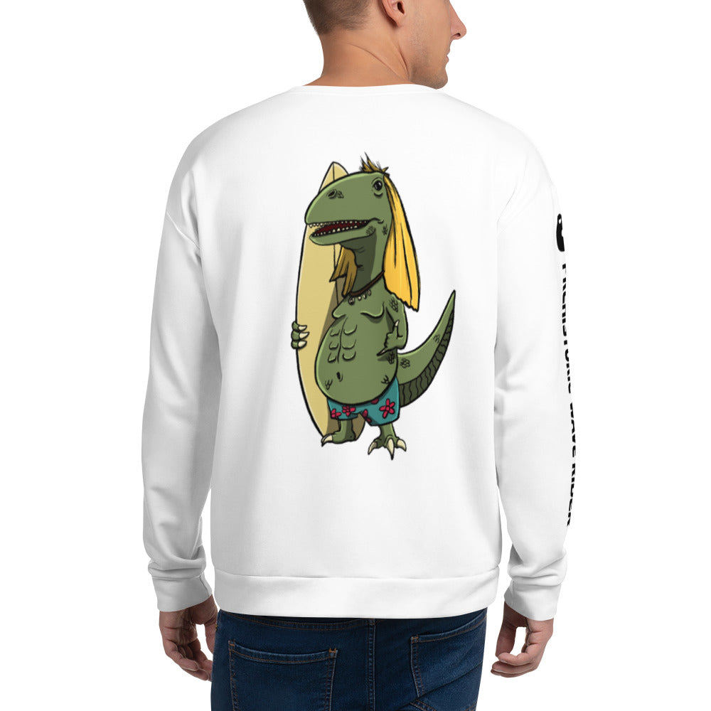 Sudadera unisex Prehistoric Wave Rider