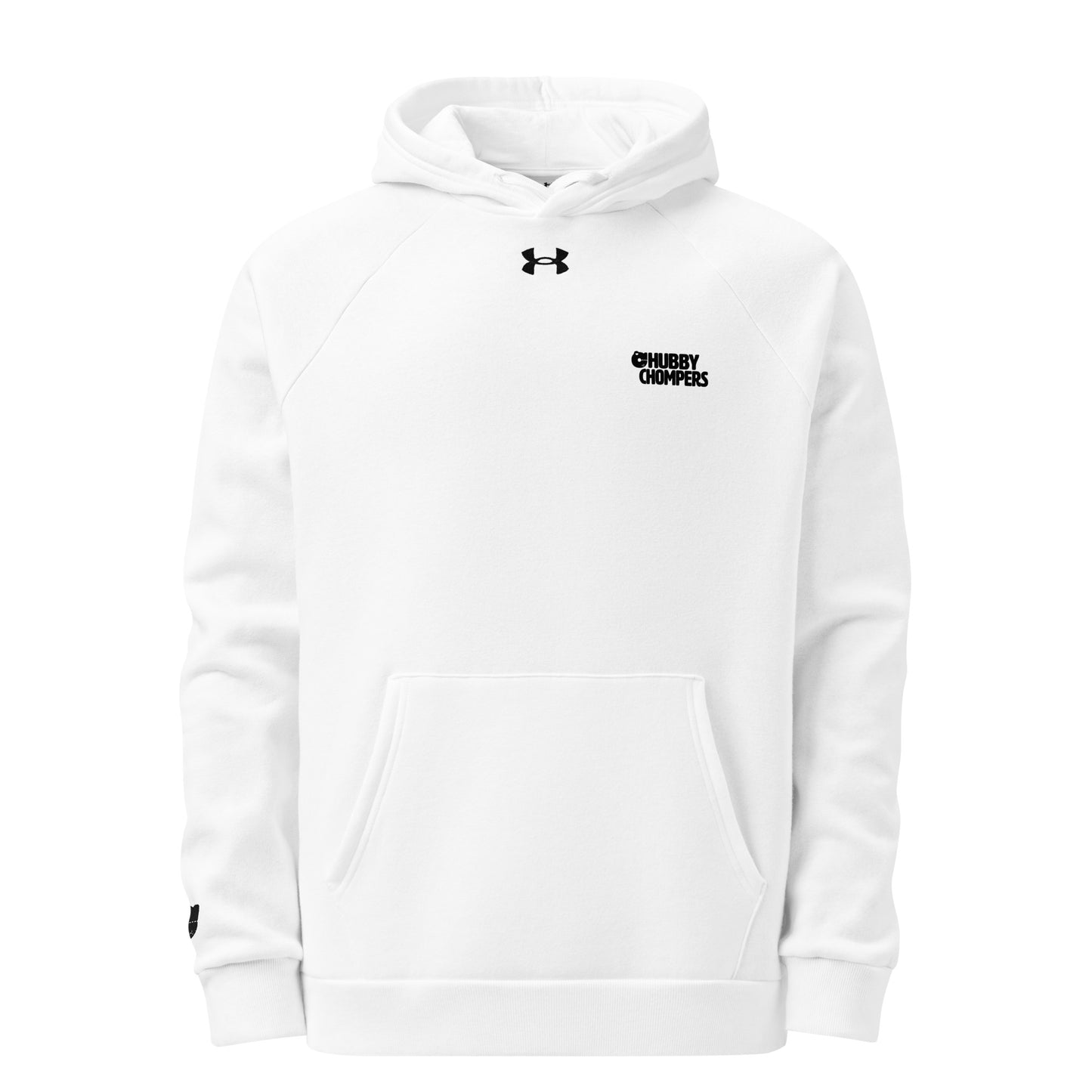 White Under Armour® Premium Chomping Willy hoodie