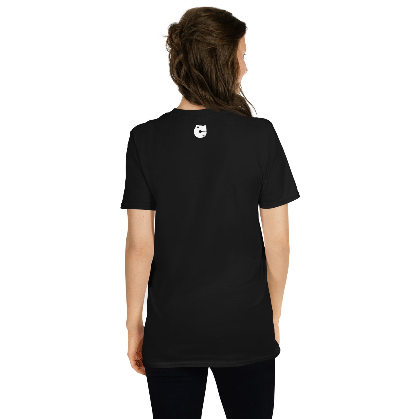 Camiseta unisex de manga corta Chubby Chompers (logotipo central)