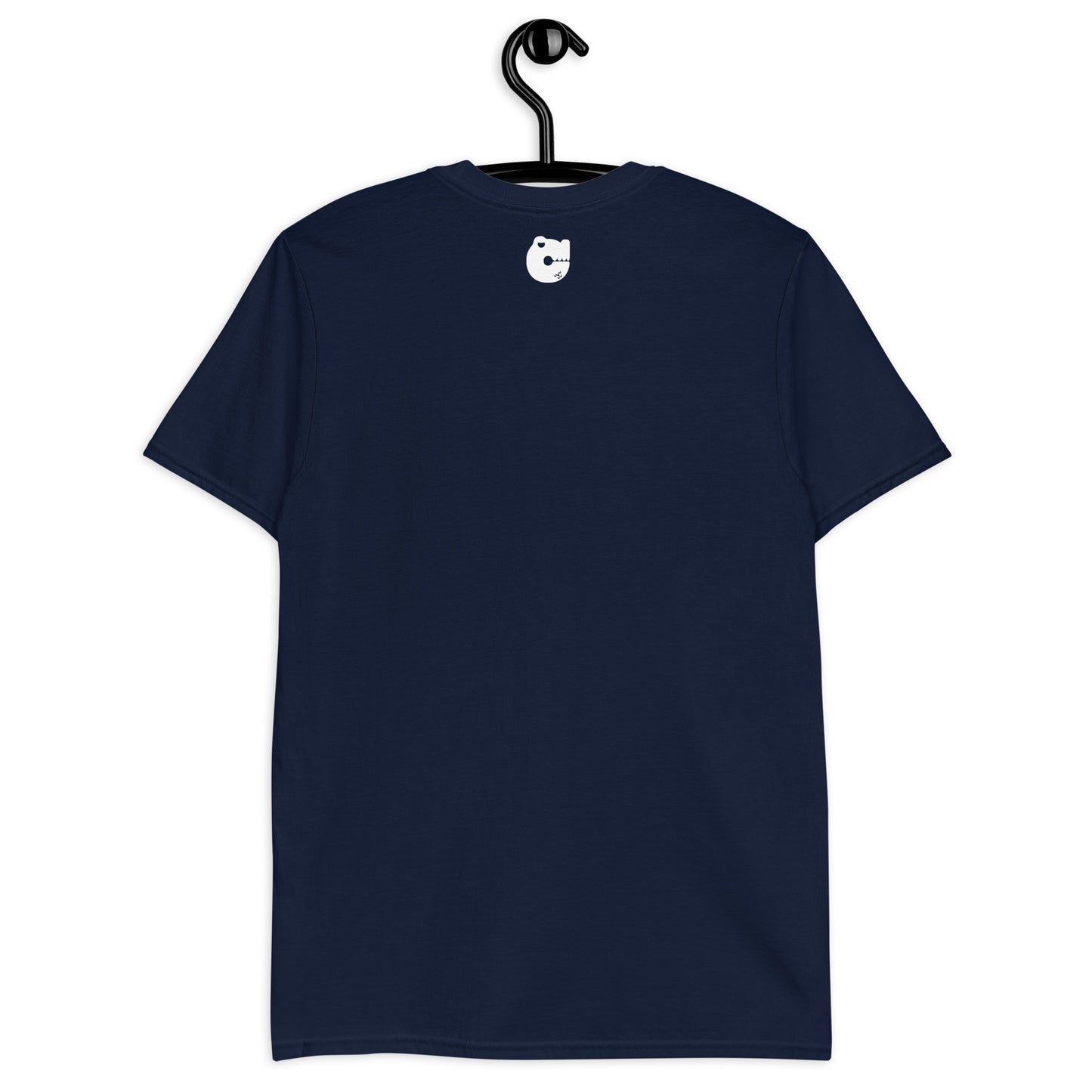 Camiseta unisex de manga corta Chubby Chompers (logotipo central)
