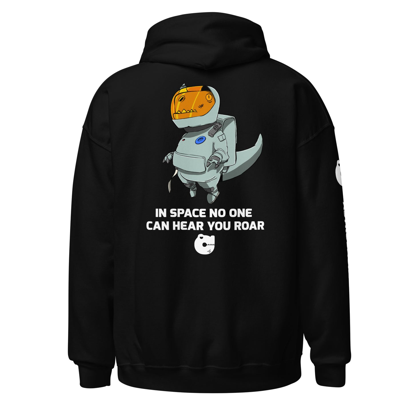 Sudadera con capucha unisex Astrosaurio