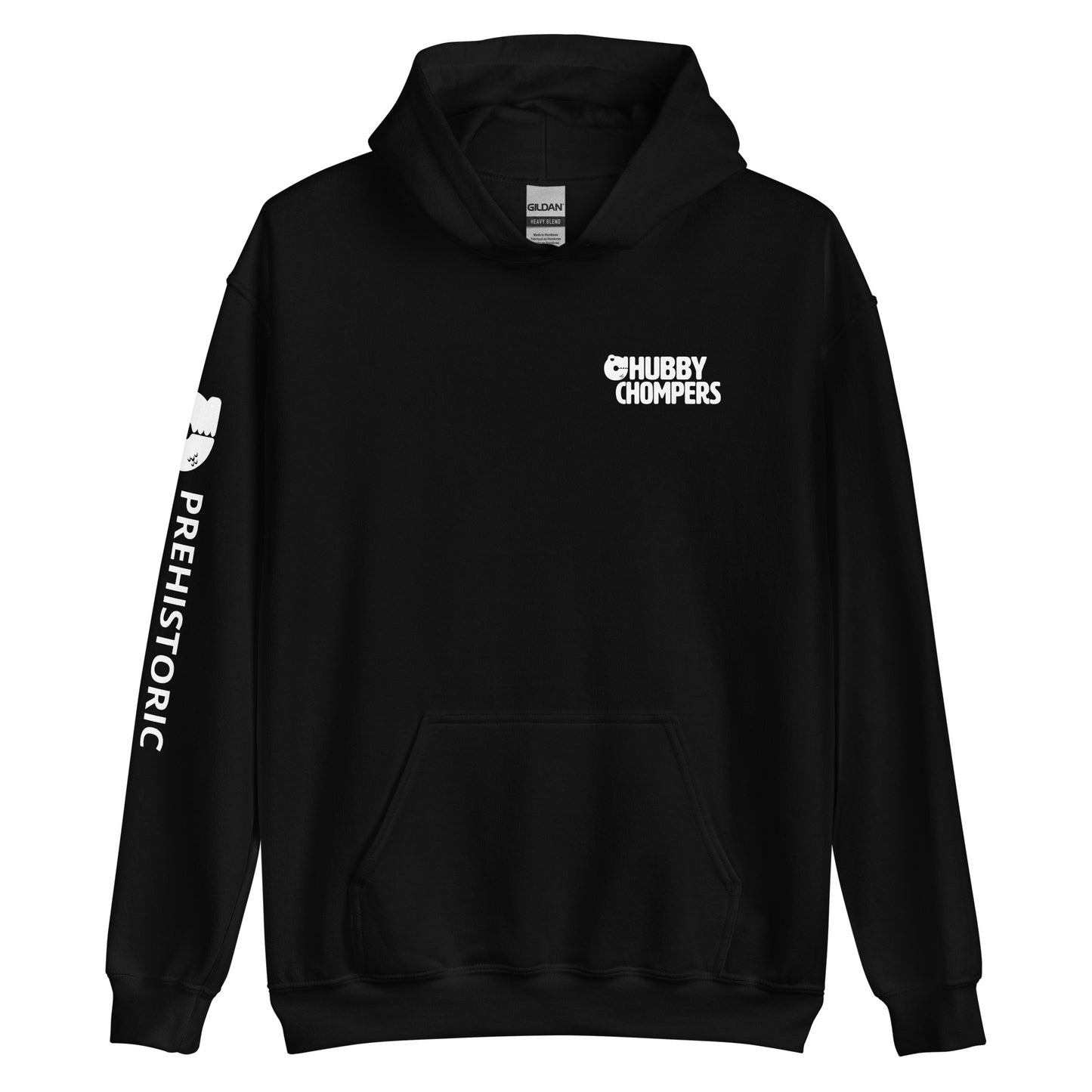 Sudadera con capucha unisex Jinete de olas prehistóricas