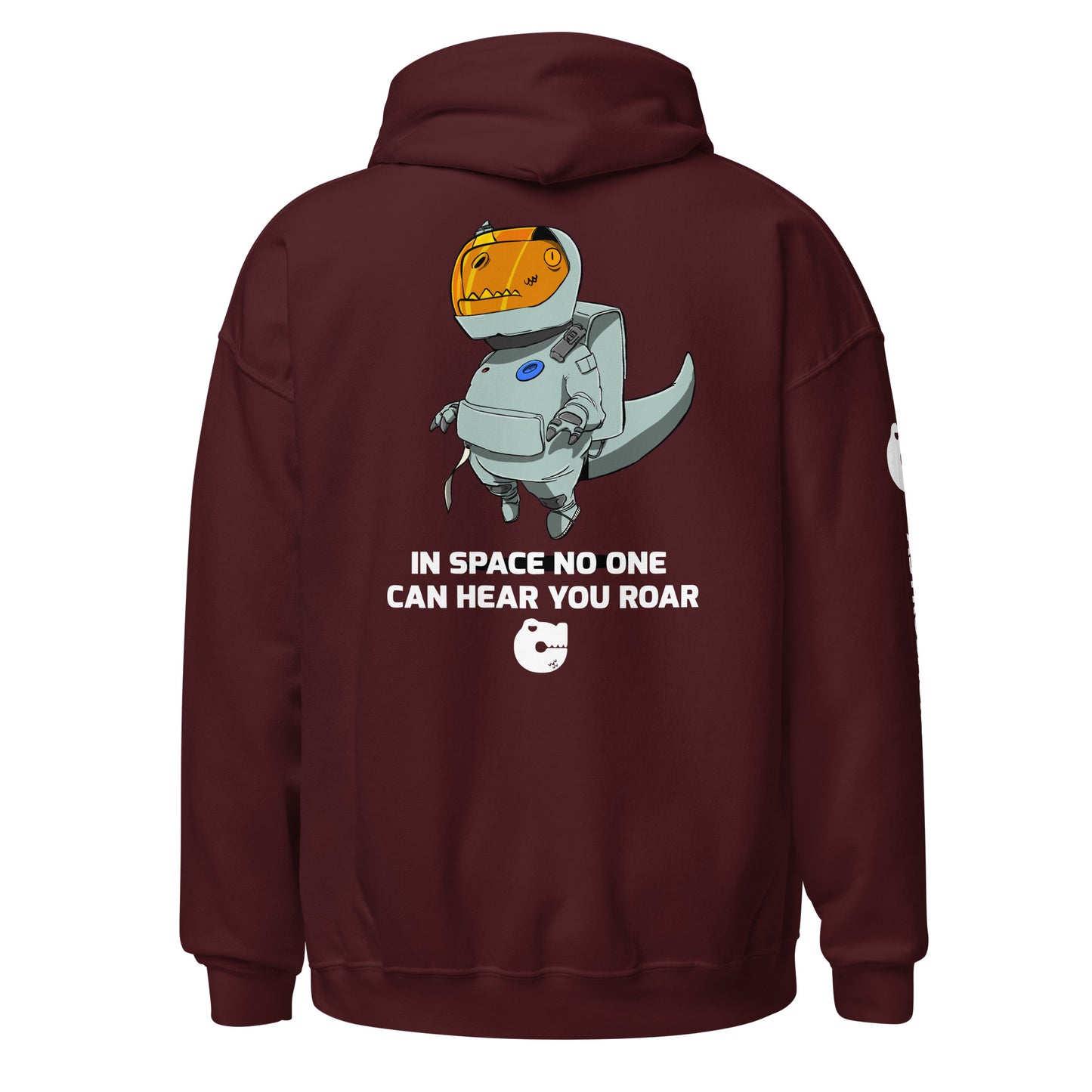 Sudadera con capucha unisex Astrosaurio