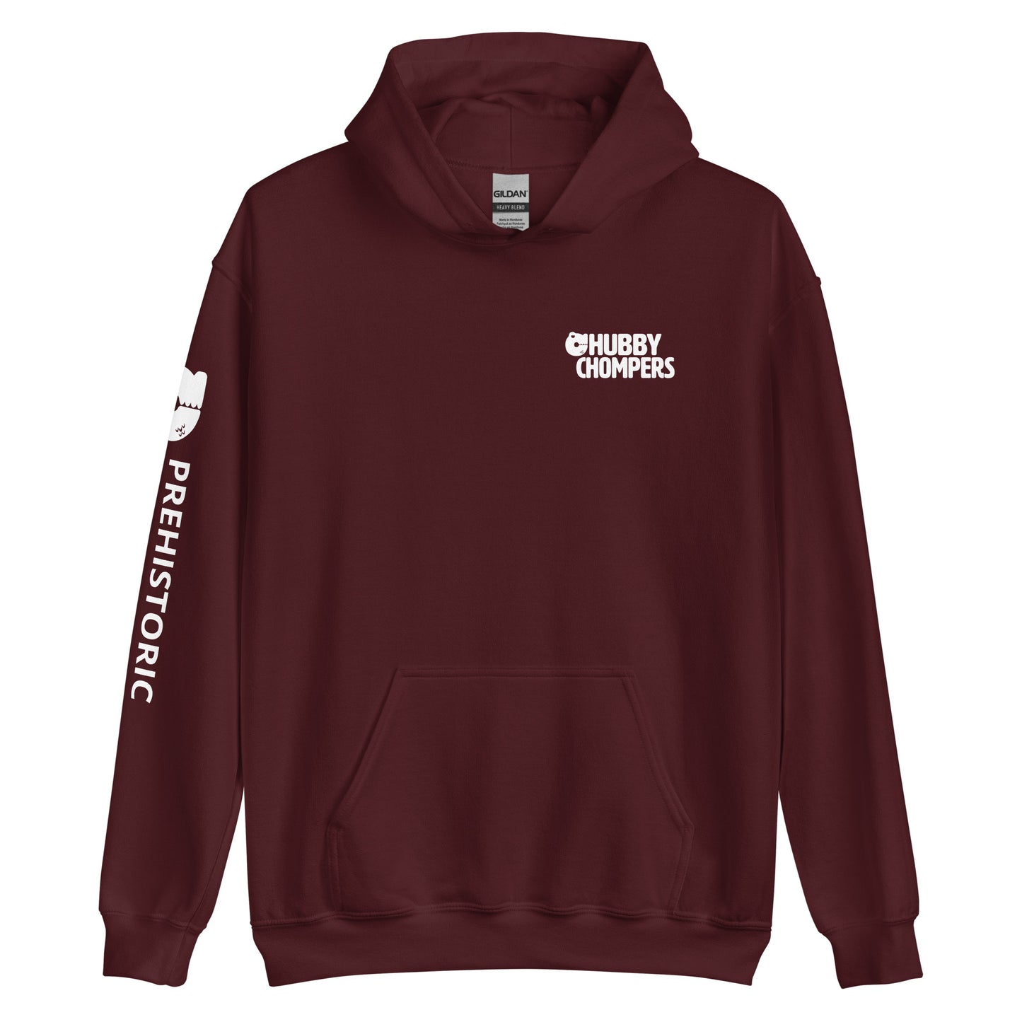 Sudadera con capucha unisex Jinete de olas prehistóricas