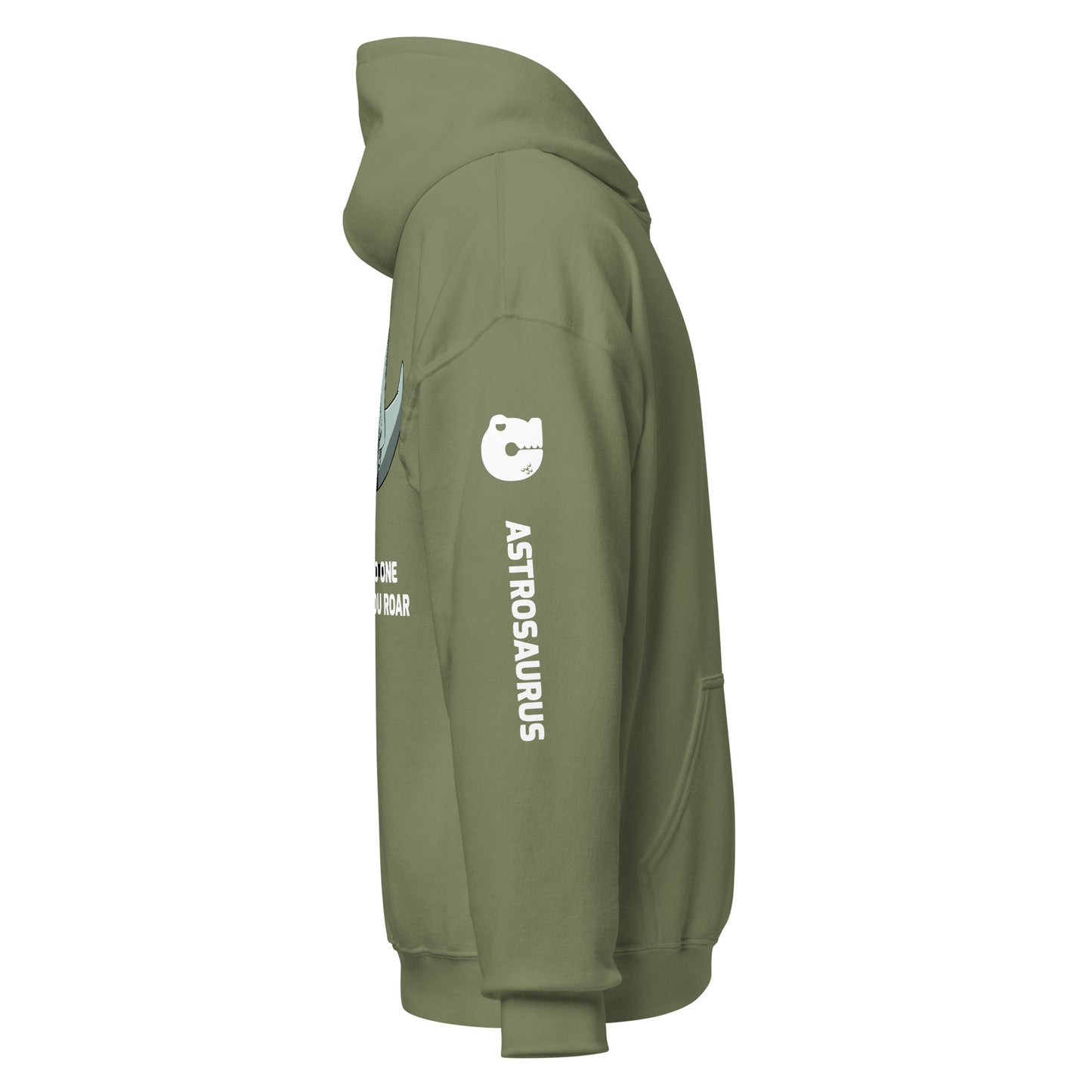 Sudadera con capucha unisex Astrosaurio