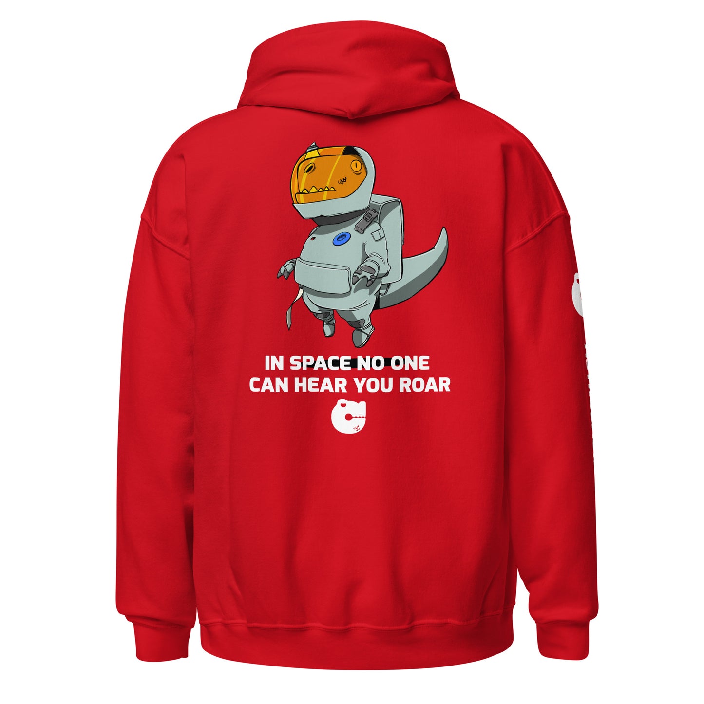 Sudadera con capucha unisex Astrosaurio