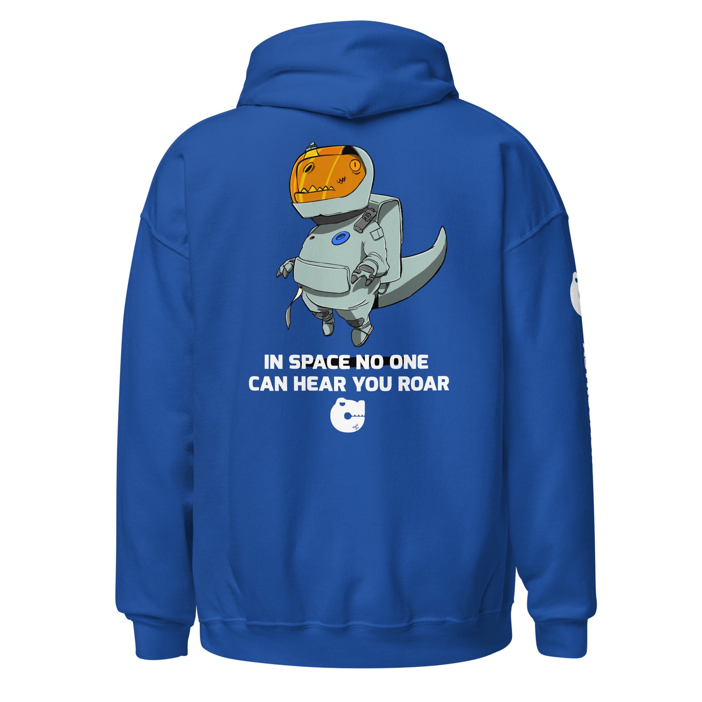 Sudadera con capucha unisex Astrosaurio