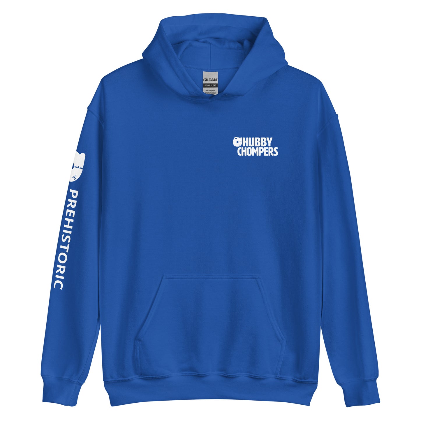 Sudadera con capucha unisex Jinete de olas prehistóricas